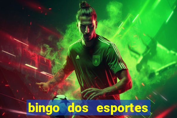 bingo dos esportes para imprimir